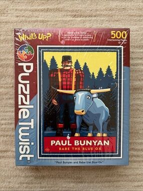 PuzzleTwist Jigsaw Puzzle | Paul Bunyan and Babe What's Up Series? | 500 Pieces